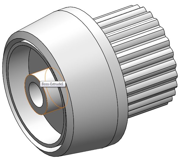 Pipe Plug Ø50x1,5 - Wide Knurl - Hub Ø10