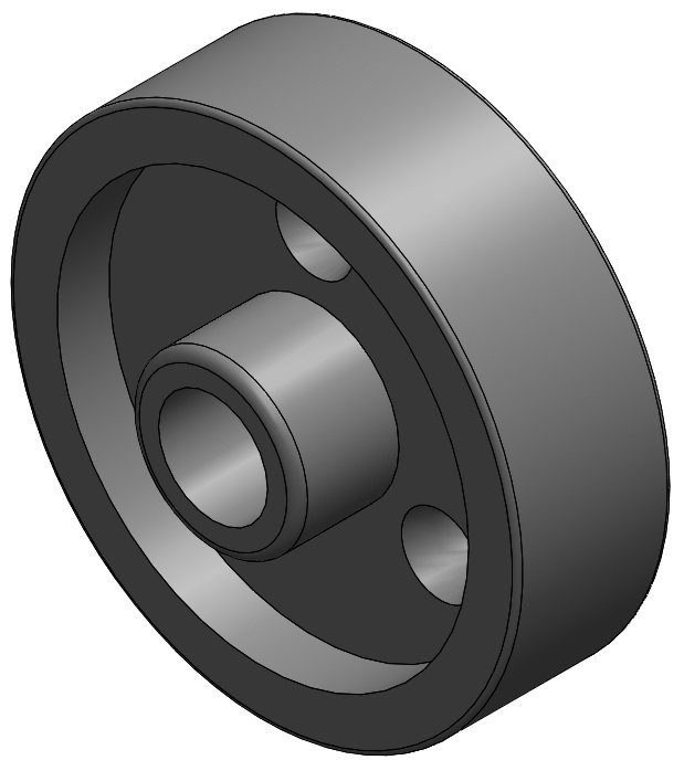 Wheel Ø48 - Hub Ø10